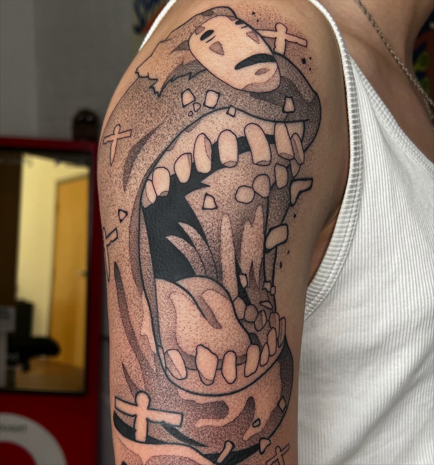 Tattoo by @z__tattoos — dotwork