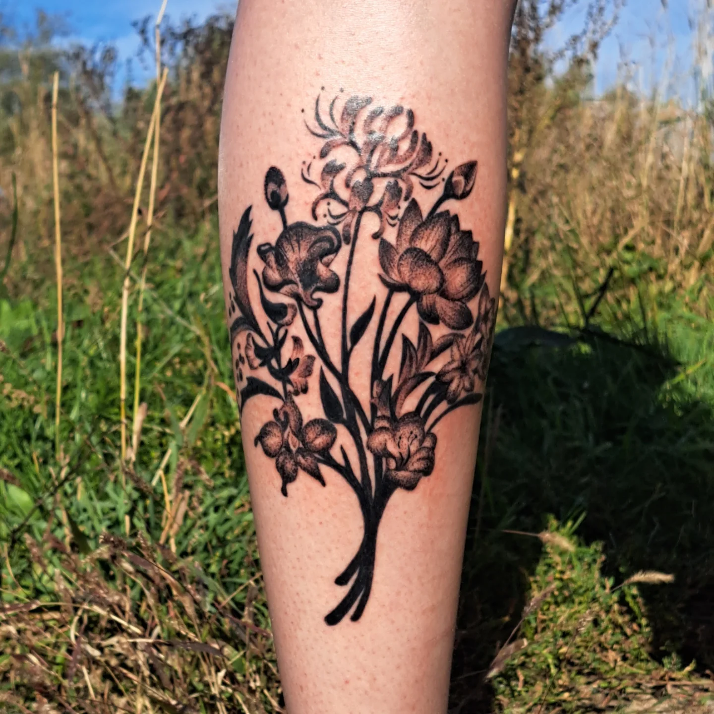Tattoo by @dogranchtattoo — black_and_grey
