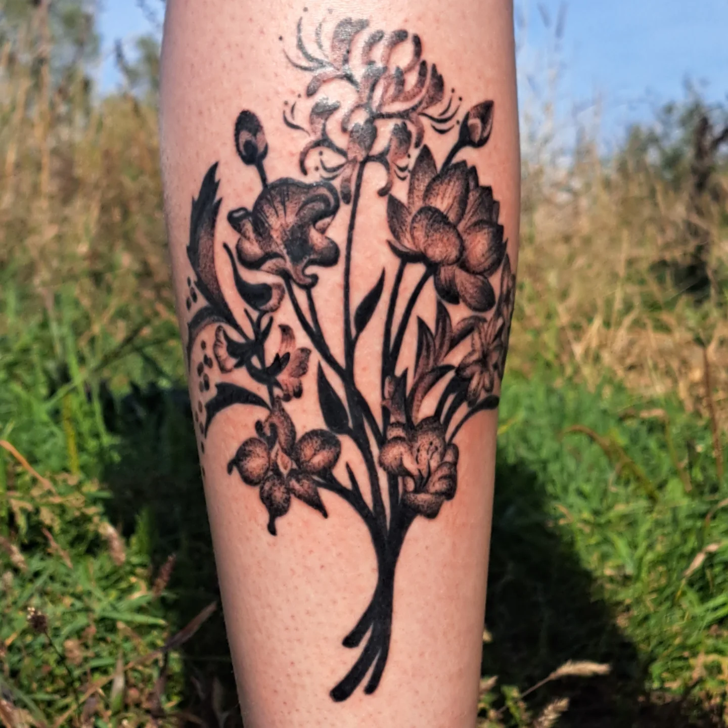 Tattoo by @dogranchtattoo — black_and_grey
