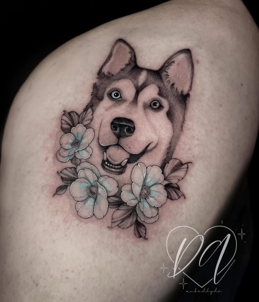 Tattoo by @inkedby_daltonalexandria — realism, black_and_grey