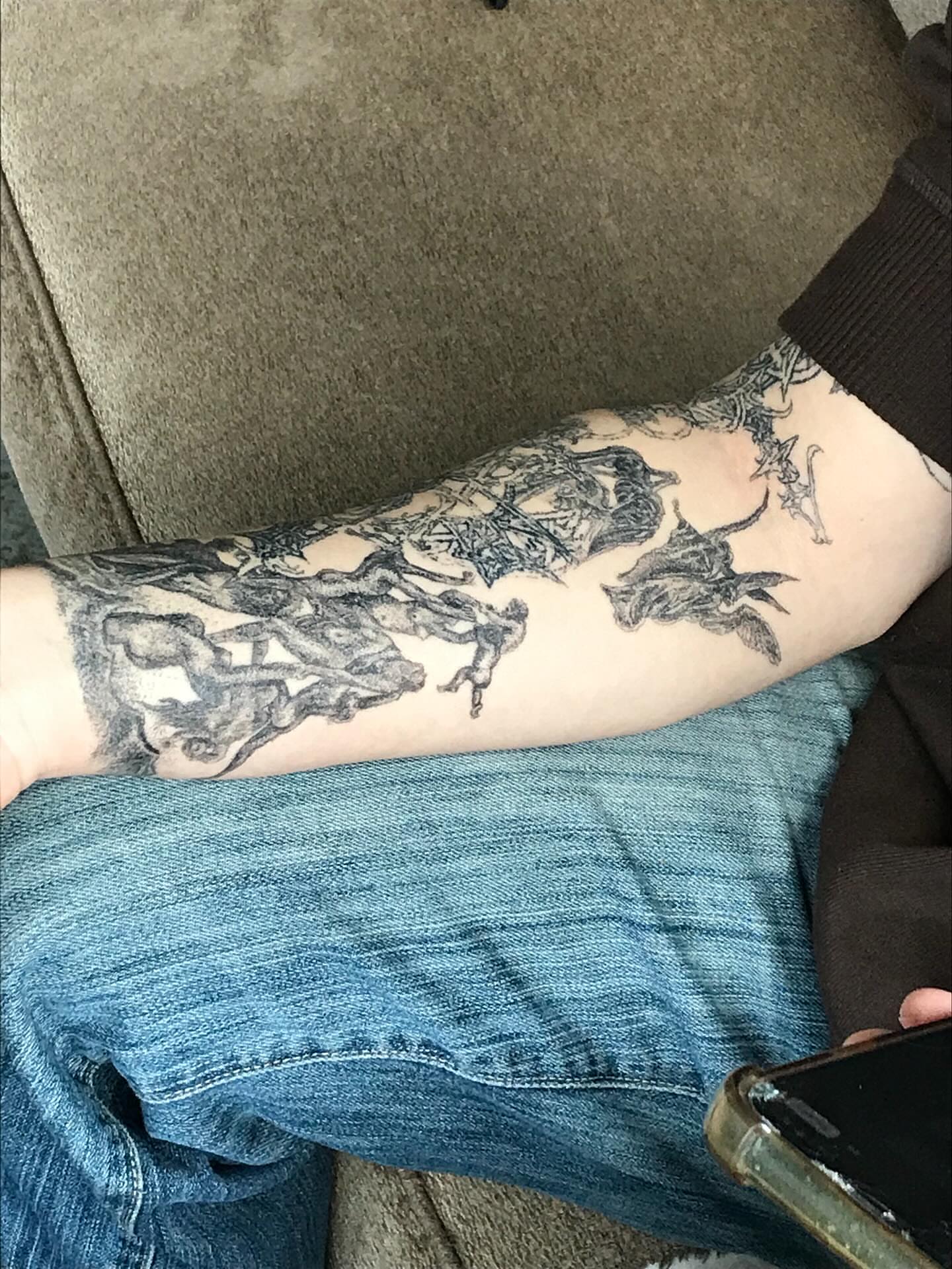Tattoo by @gregory.bramble โ black_and_grey, realism