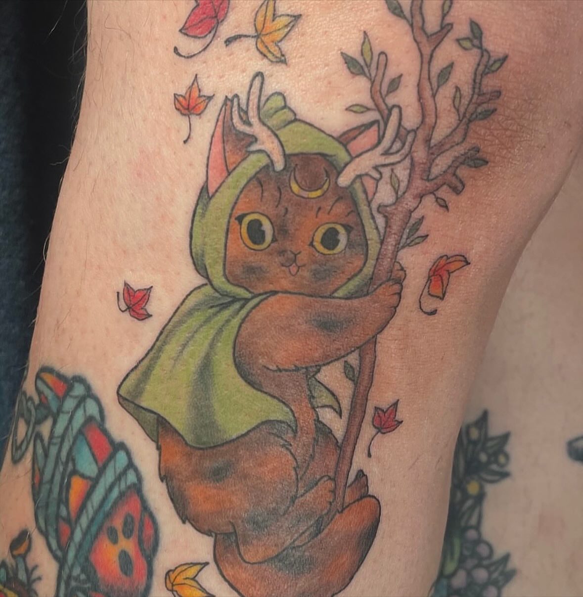 Tattoo by @jennanabread_ink — new_school, illustrative