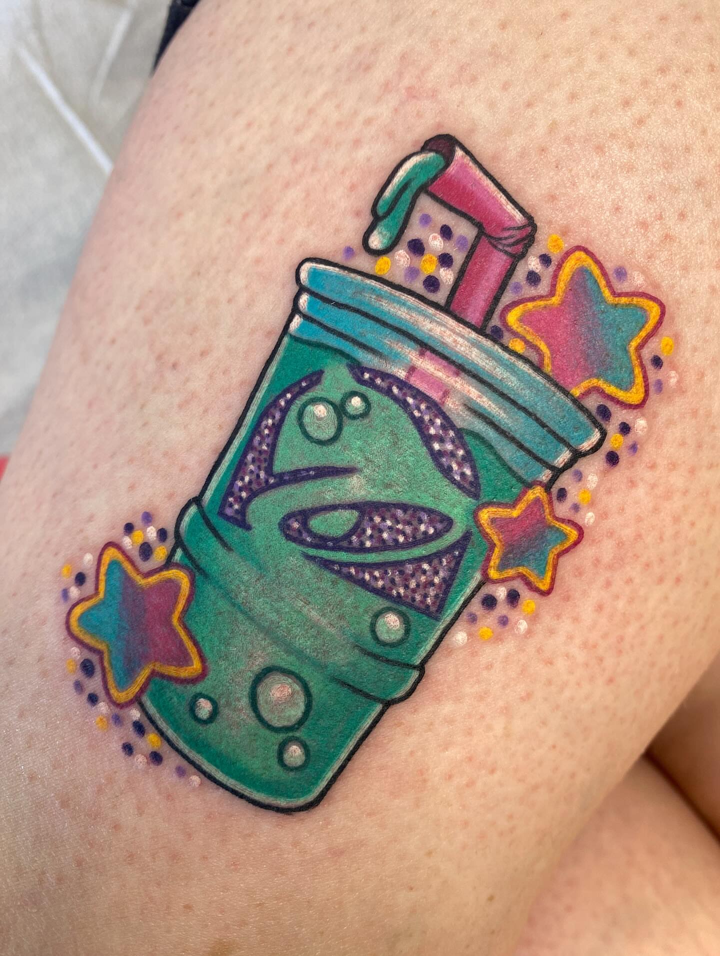 Tattoo by @unicornglitterblaster — dotwork