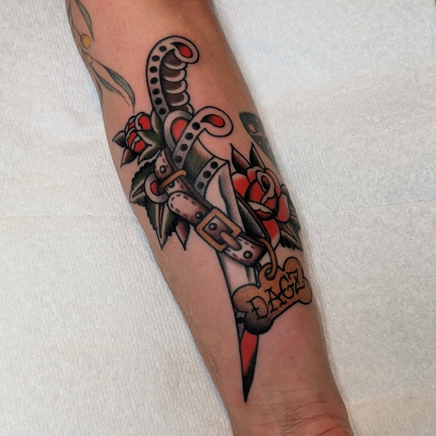 Tattoo by @jessicadoestattoos — american_traditional, neo_traditional