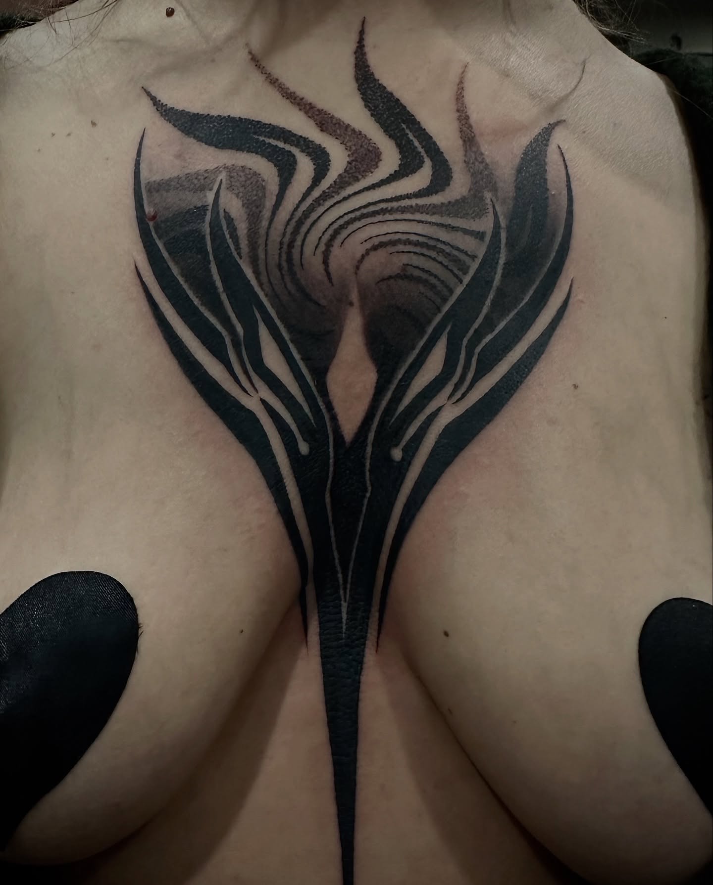 Tattoo by @wes_does_stuff — black_and_grey, geometric