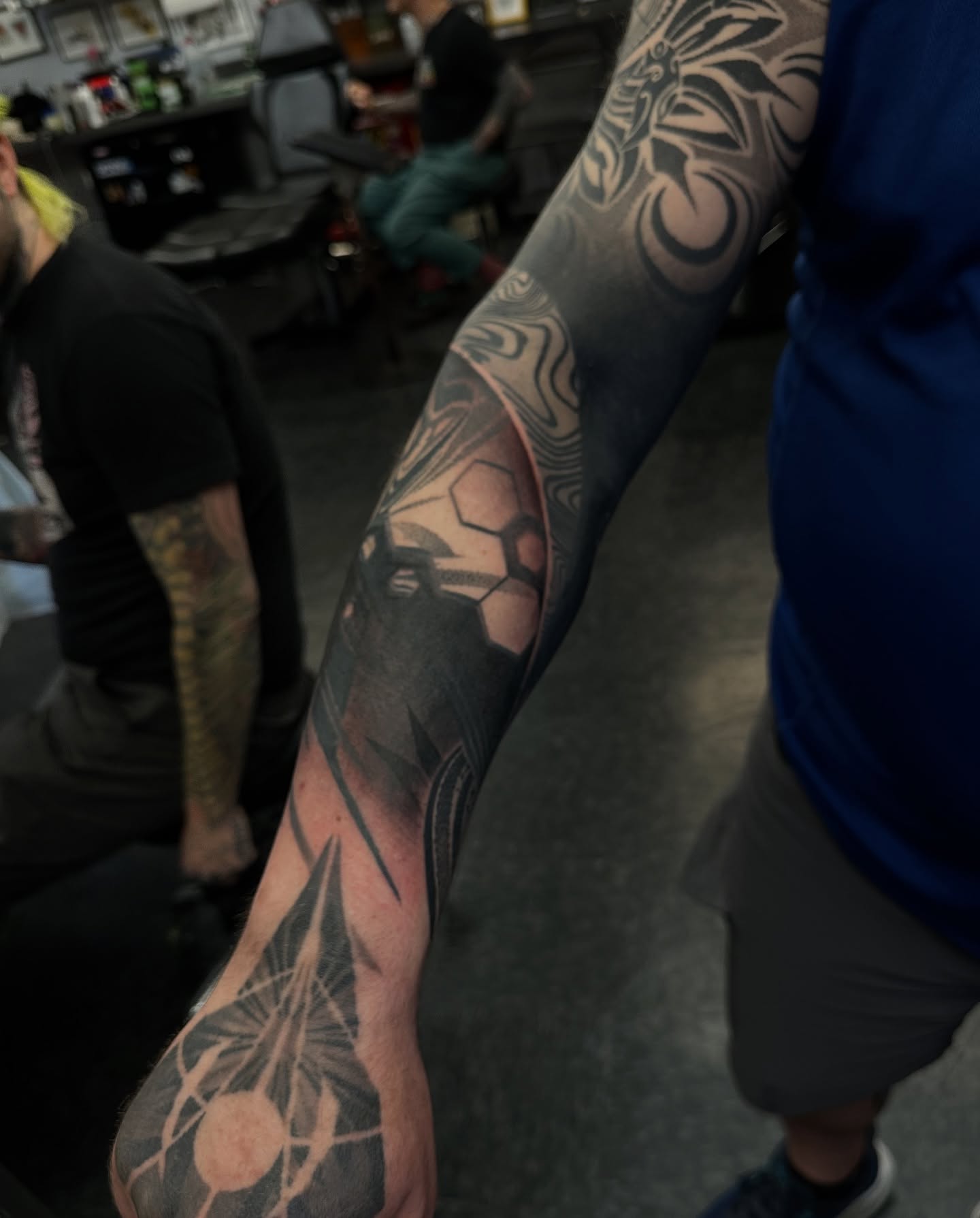 Tattoo by @wes_does_stuff — geometric