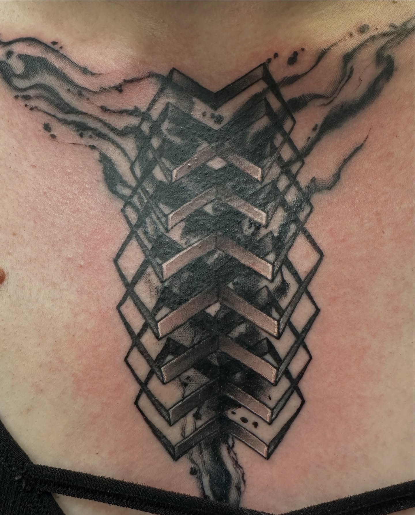 Tattoo by @wes_does_stuff — geometric