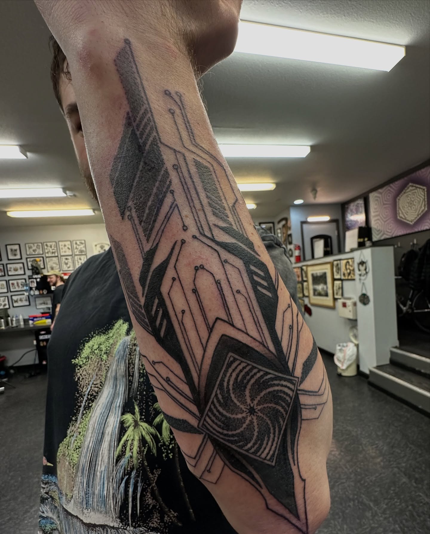 Tattoo by @wes_does_stuff — geometric