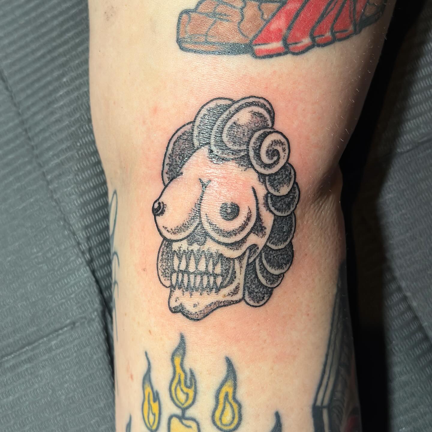 Tattoo by @dpatricktattoo — black_and_grey