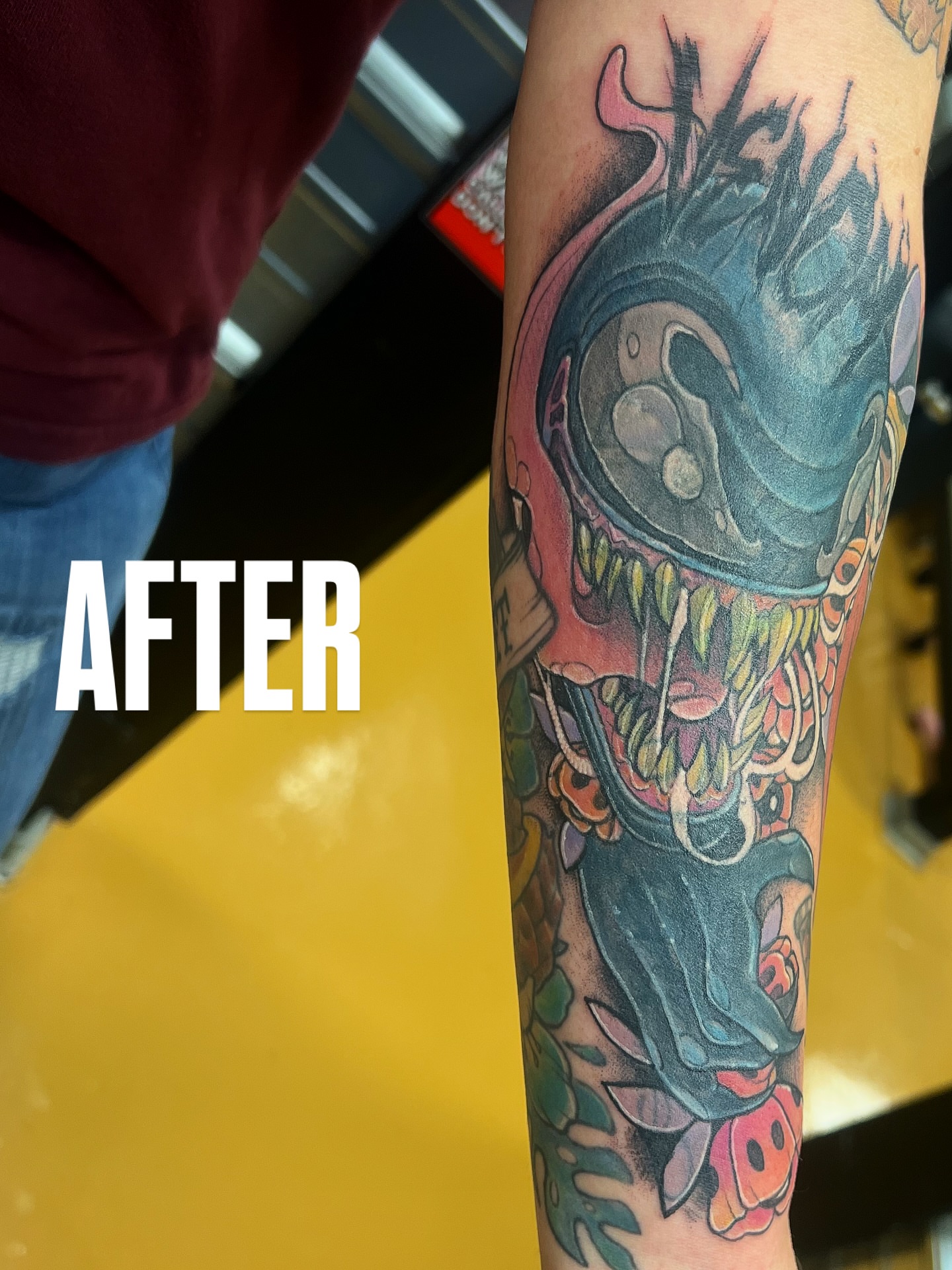 Tattoo by @katrina_oke — new_school, surrealism