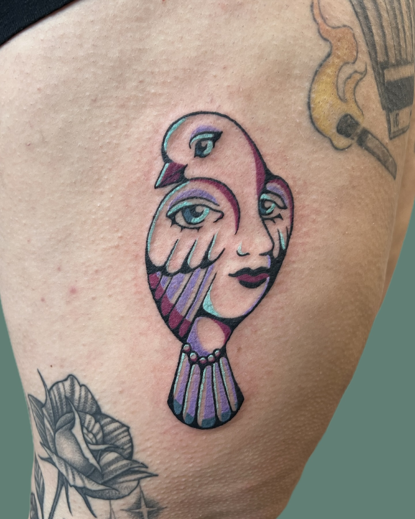 Tattoo by @rachelradiant — american_traditional