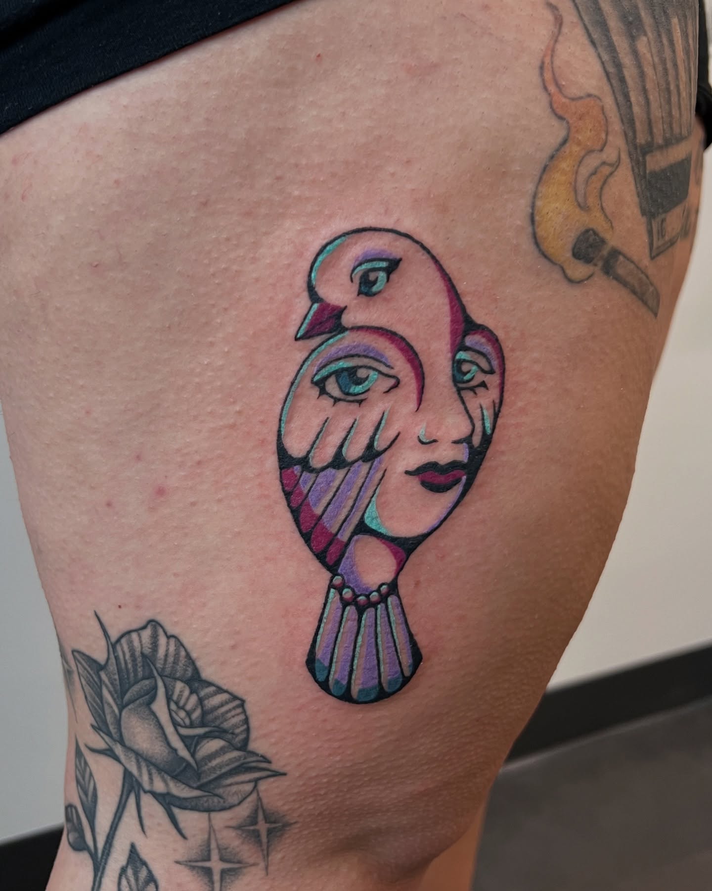 Tattoo by @rachelradiant — american_traditional