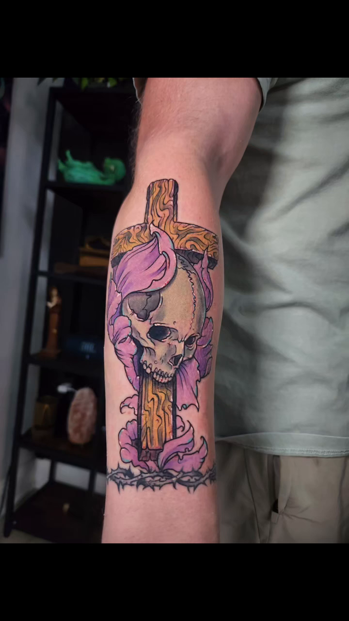 Tattoo by @geo_does_art — neo_traditional, dark_realism