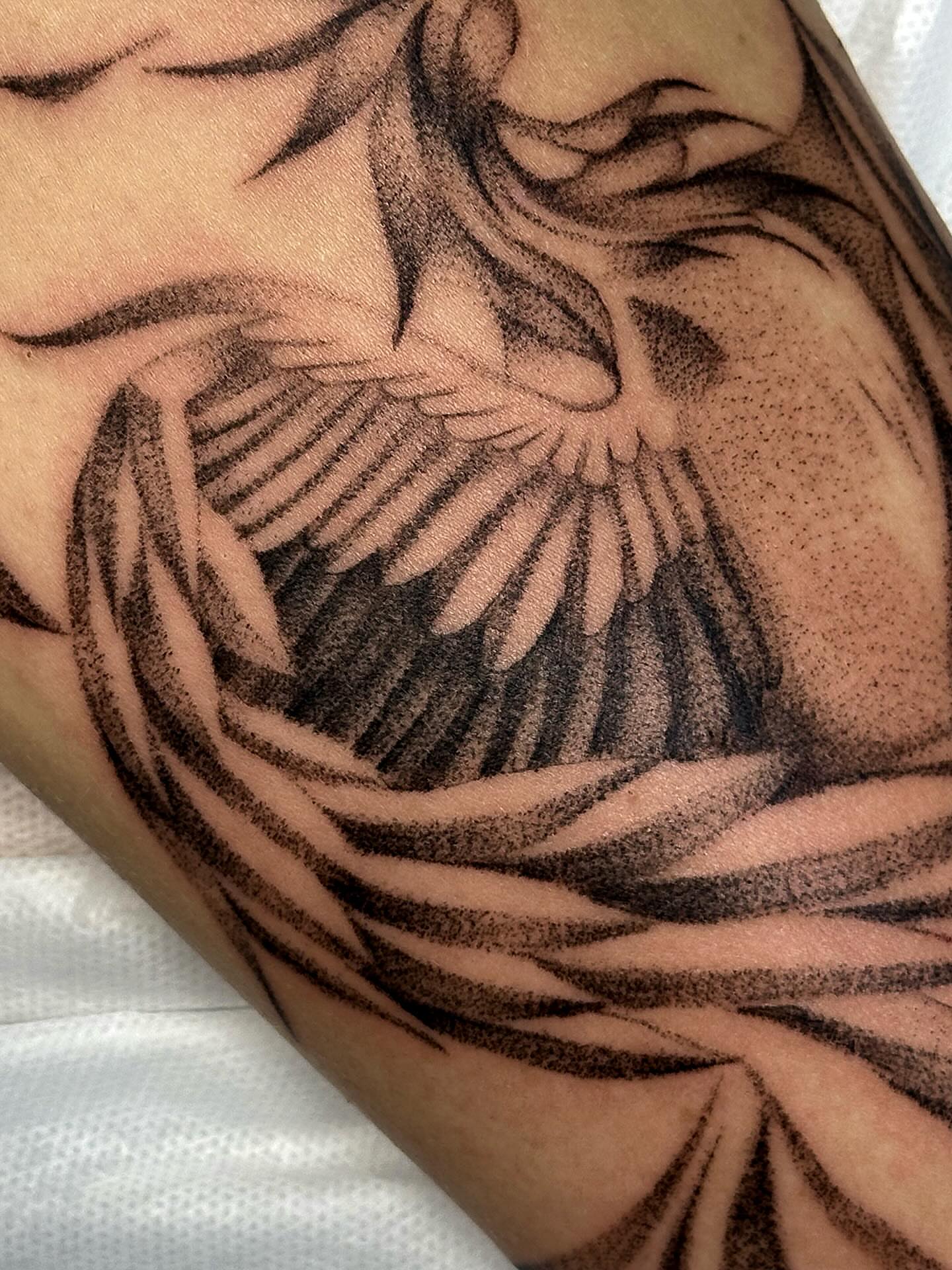 Tattoo by @margsmagic — dotwork