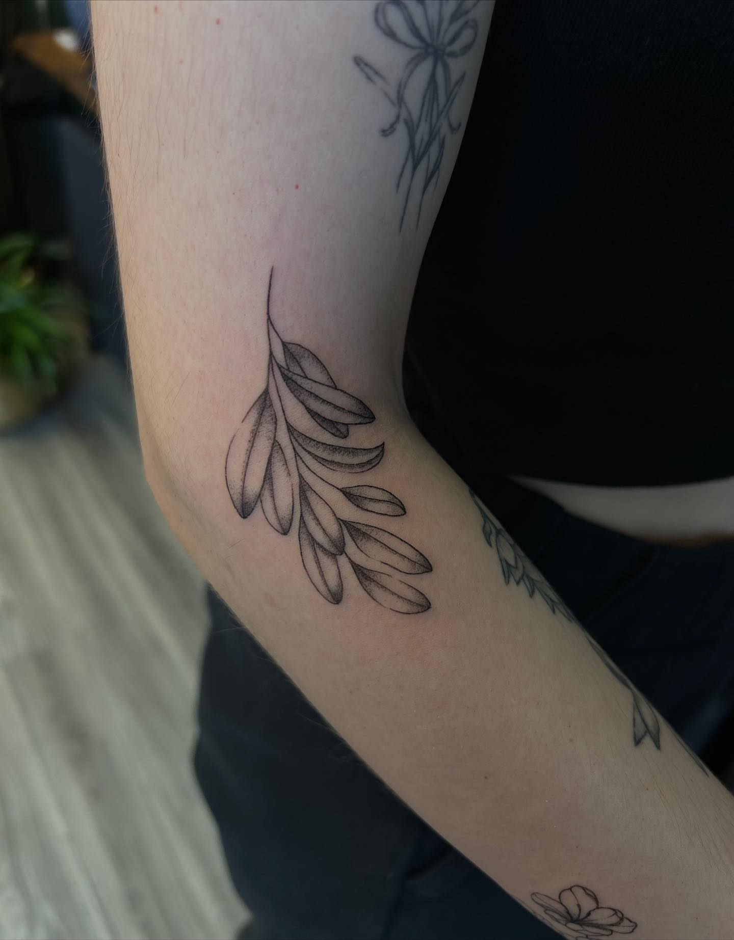 Tattoo by @emsky_ink — black_and_grey
