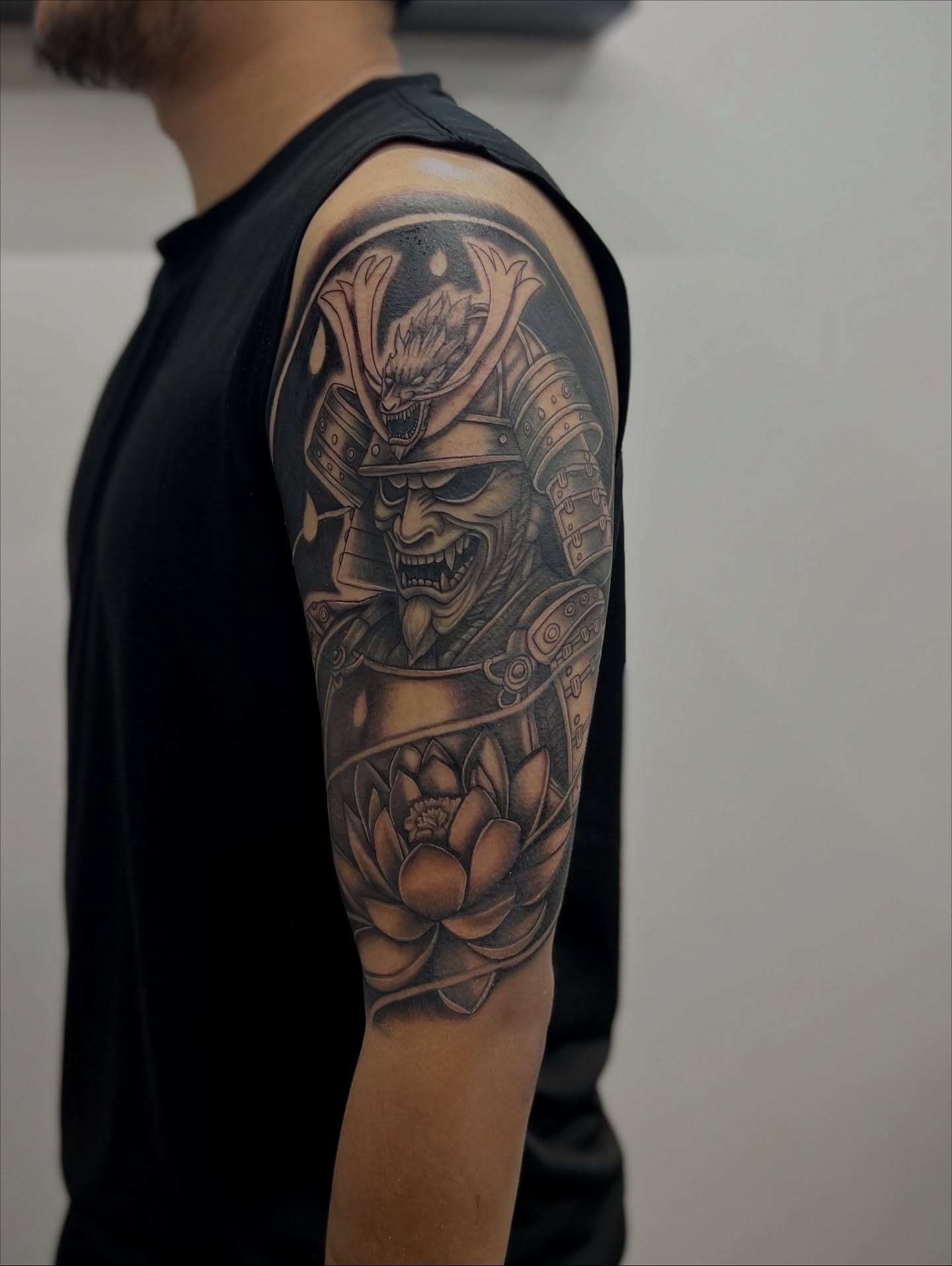 Tattoo by @inkofmine_byleo — black_and_grey, realism