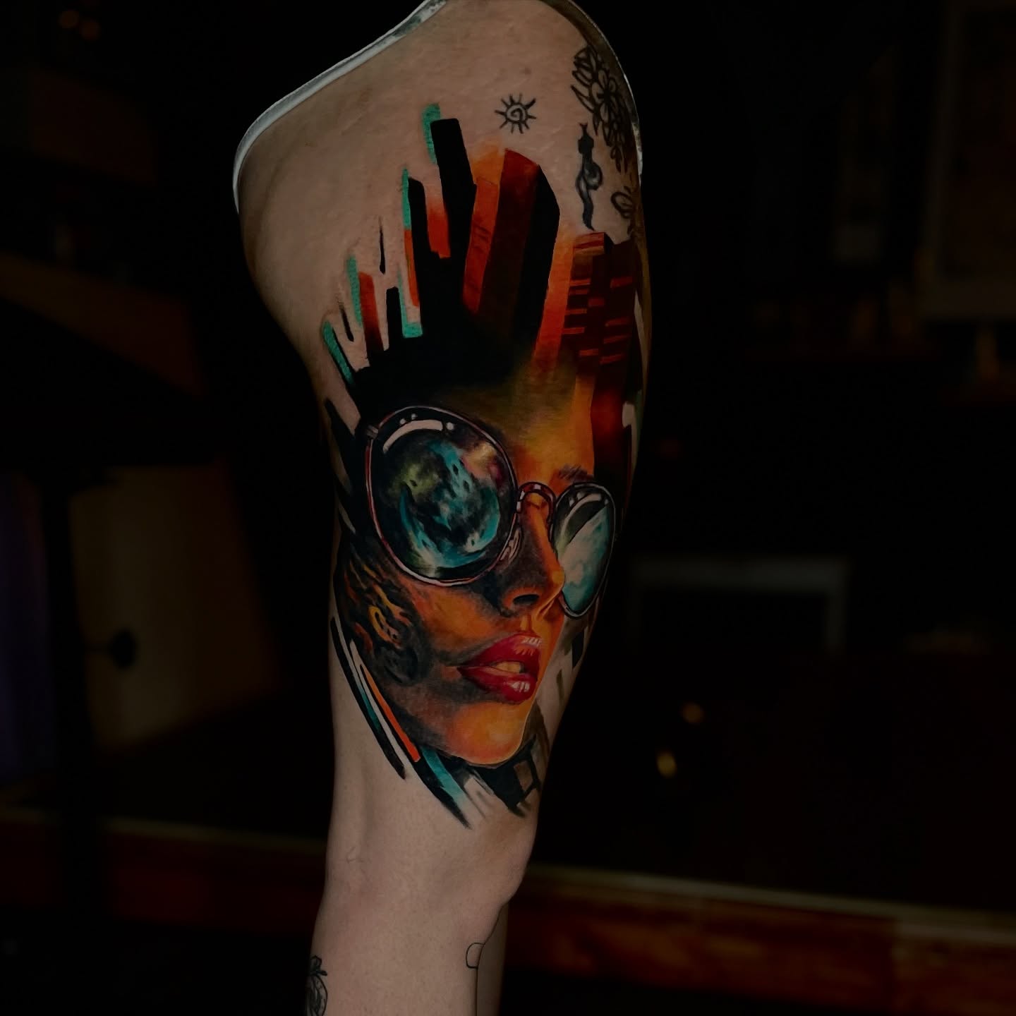 Tattoo by @d.p.r_tattoos — realism, dotwork