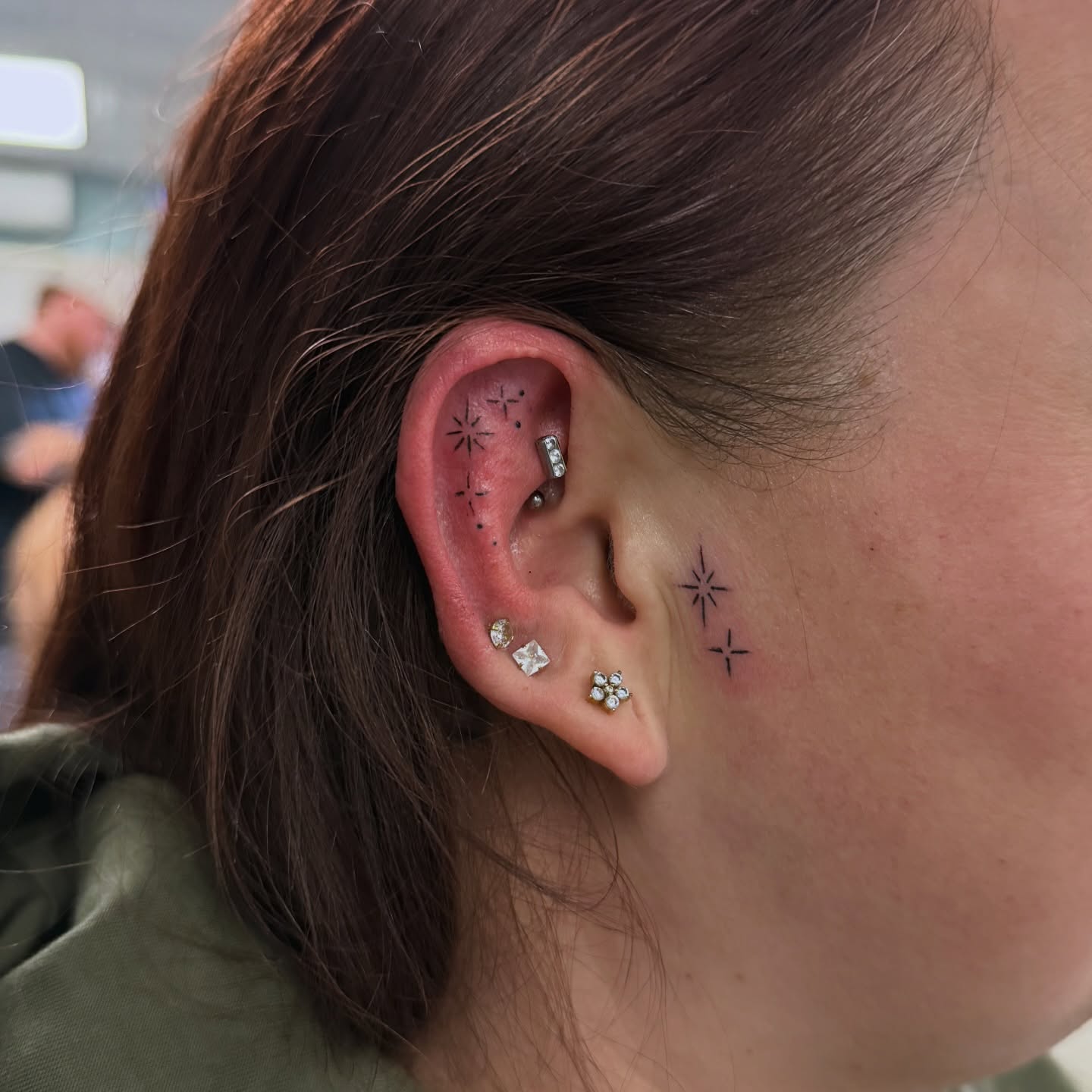 Tattoo by @hannahleetattoos — geometric