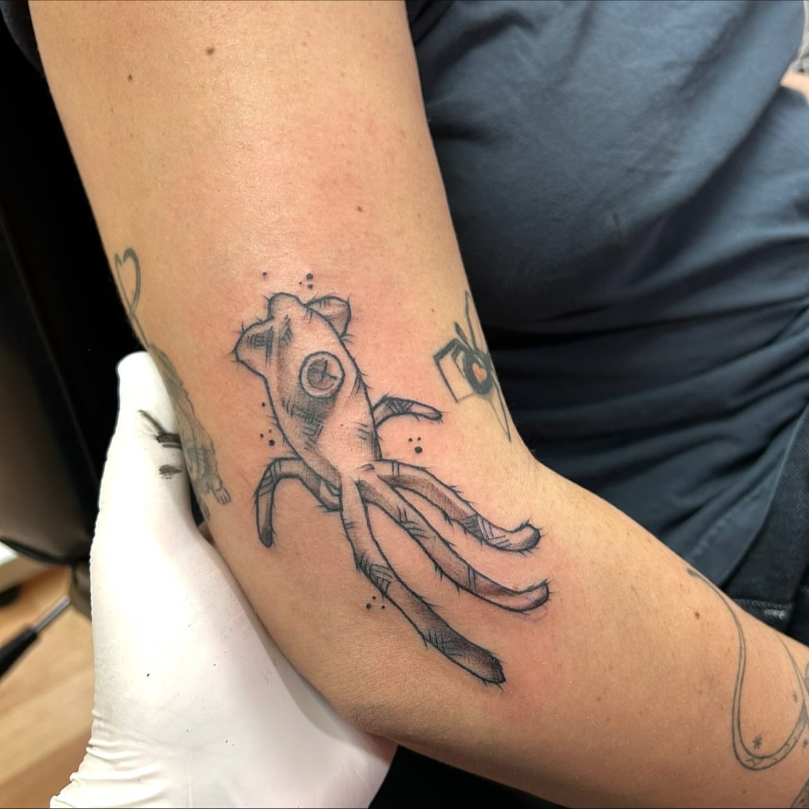 Tattoo by @chris_renaissancetattoos — dotwork, realism