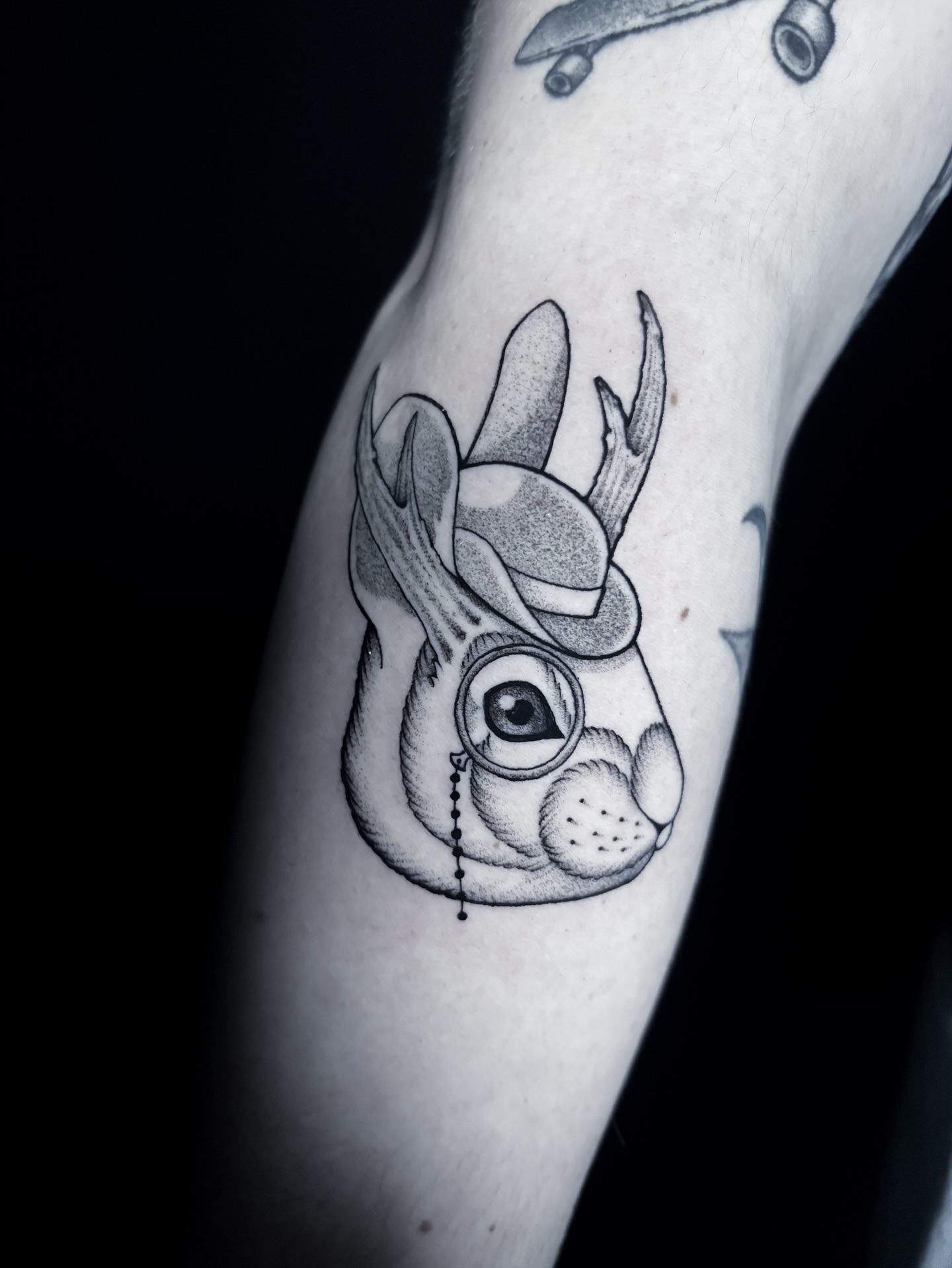 Tattoo by @noahdangink — black_and_grey, realism