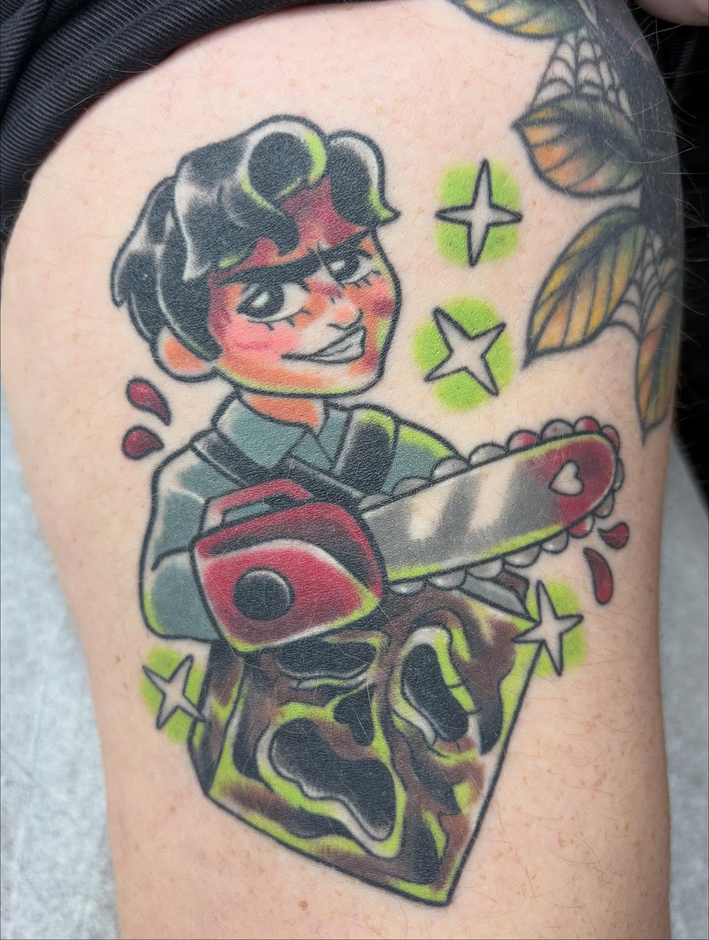 Tattoo by @pixiekaletattoos — american_traditional, new_school