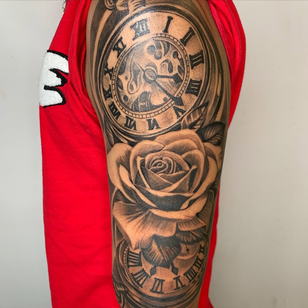 Tattoo by @inkstar — realism, black_and_grey