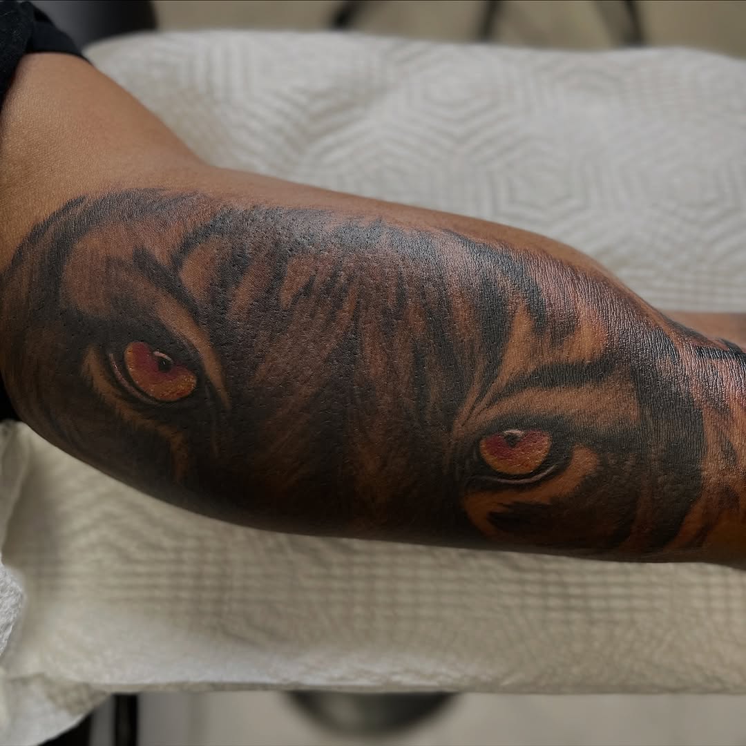 Tattoo by @inkstar — realism, black_and_grey
