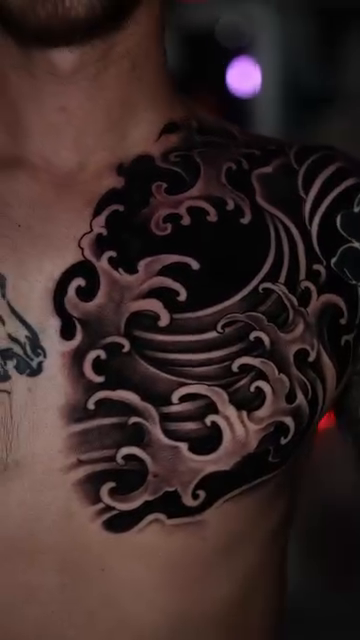 Tattoo by @adriantattoohlg — japanese_irezumi, black_and_grey