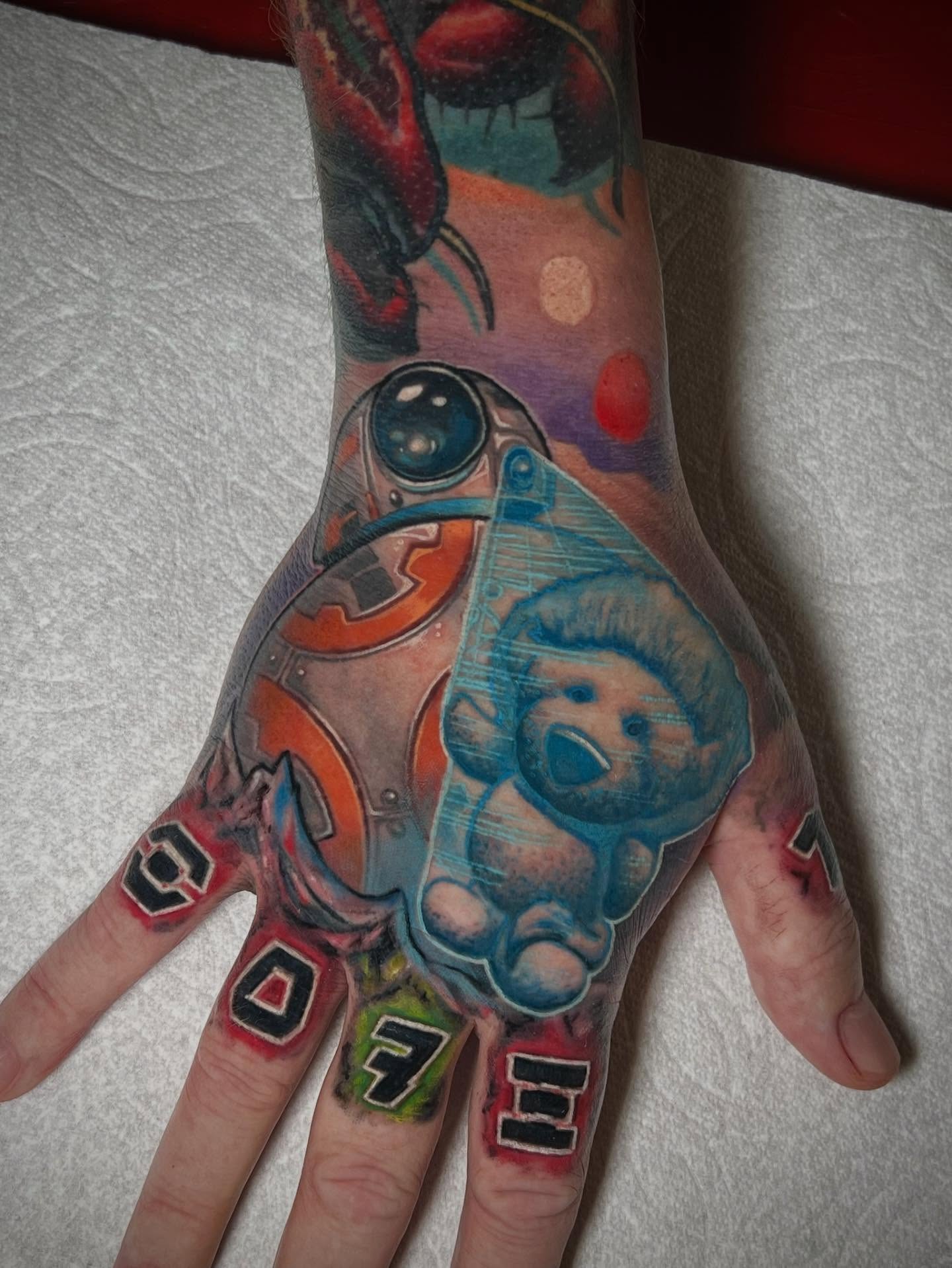 Tattoo by @joshgreentattoo — illustrative, anime