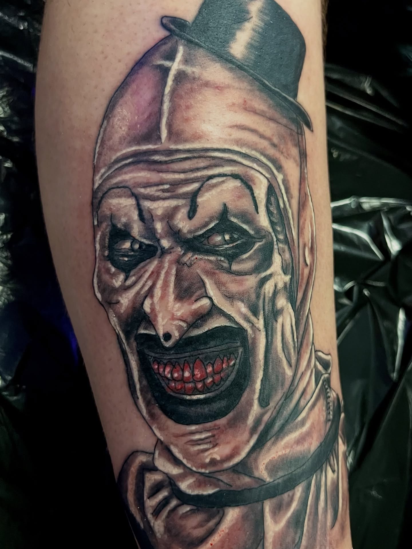 Tattoo by @classiccustomtattooing — realism, dark_realism