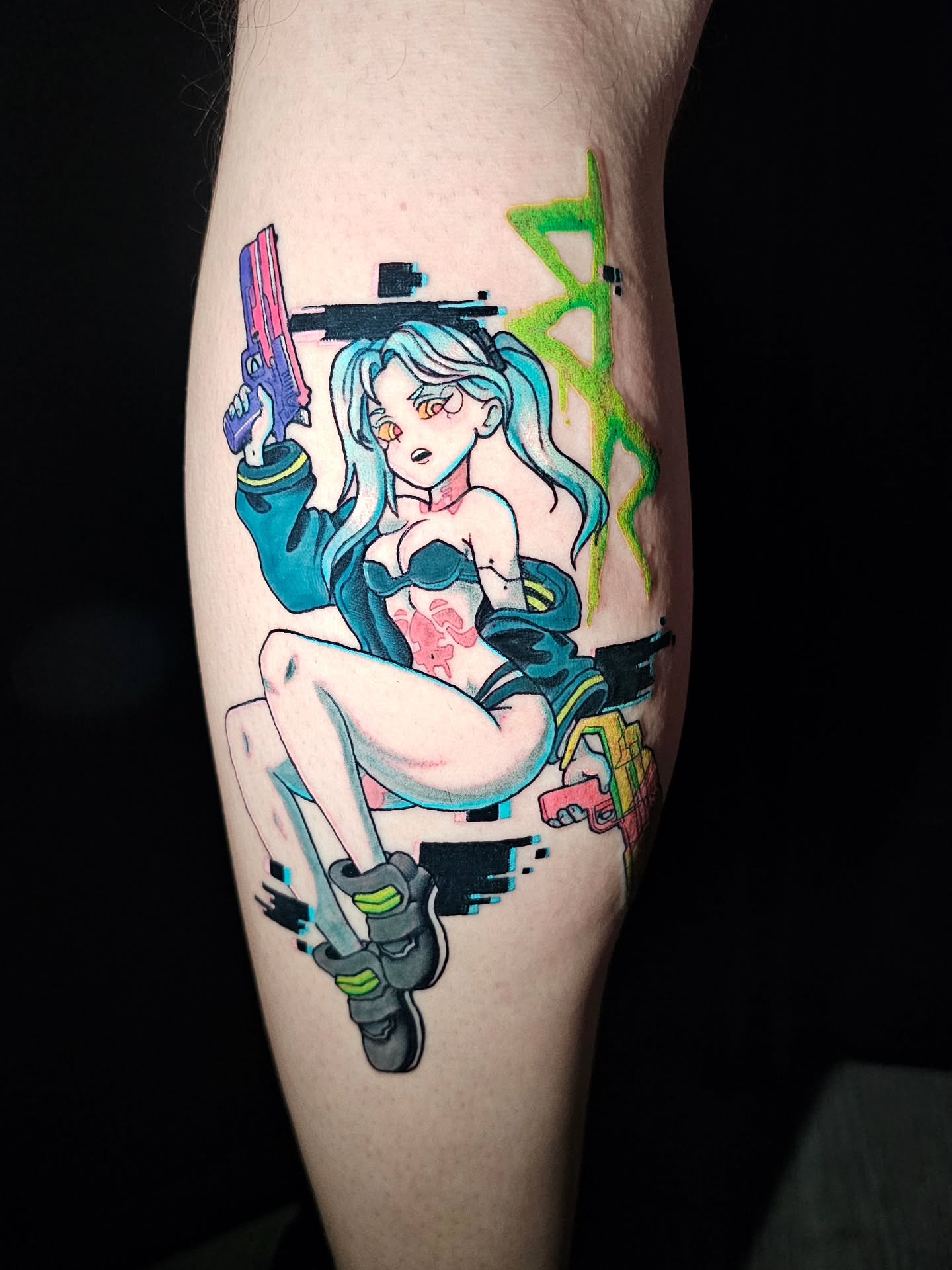 Tattoo by @ashweetattoo — new_school, illustrative