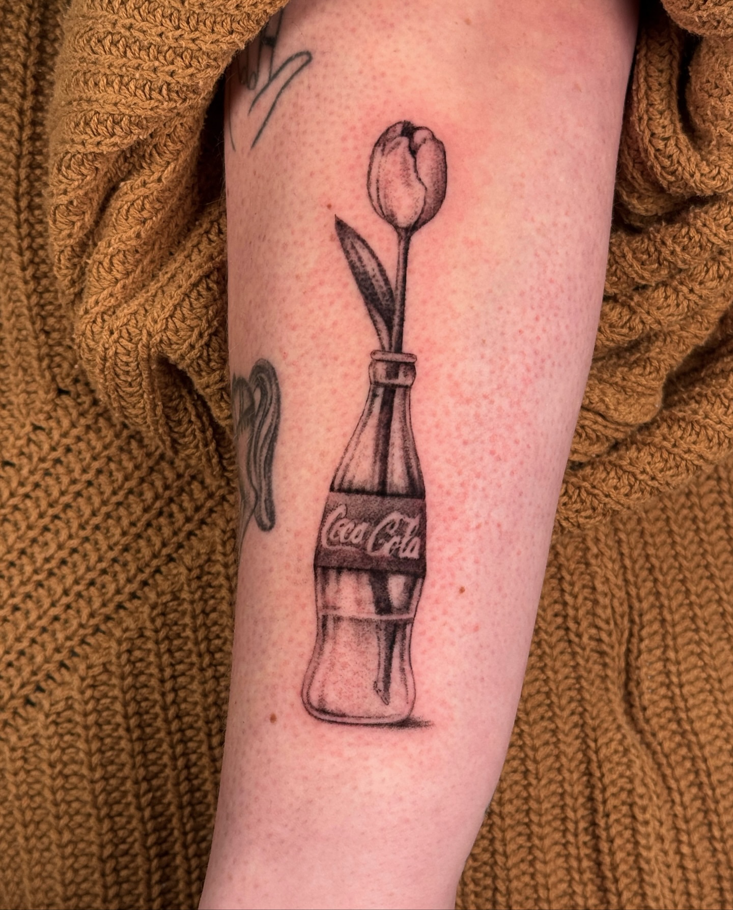 Tattoo by @finickyink — black_and_grey