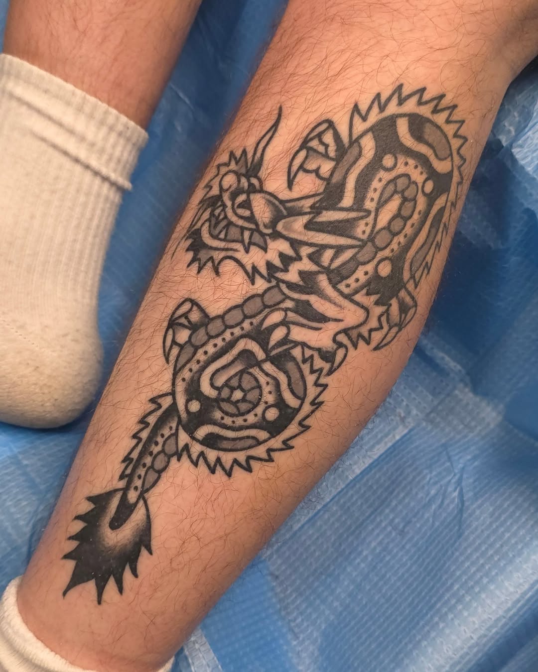 Tattoo by @beepingfinch — american_traditional, black_and_grey