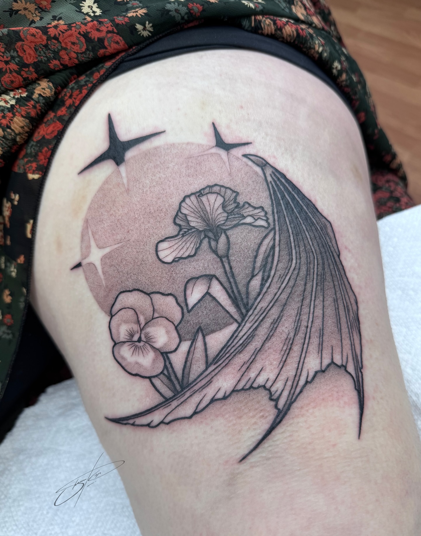 Tattoo by @shawndoestattoos — black_and_grey