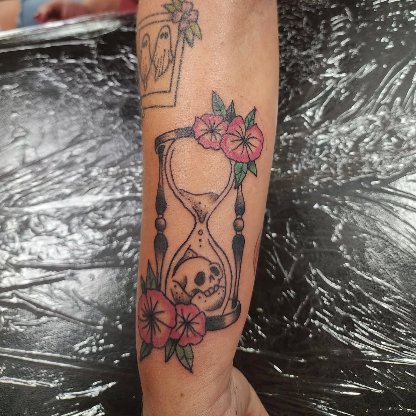 Tattoo by @bigtastytattoos — american_traditional, dotwork