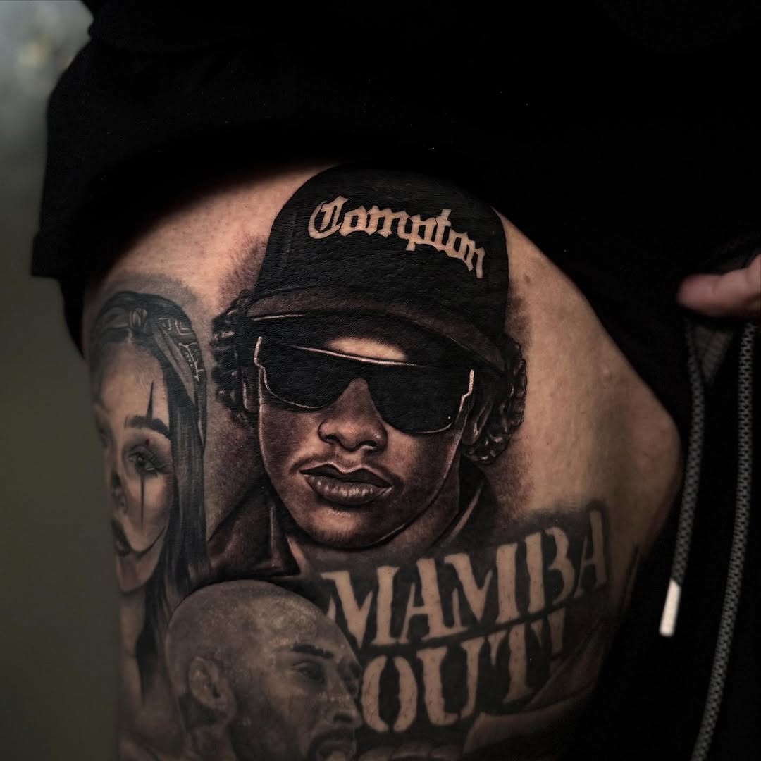 Tattoo by @alexusregina_ β realism, black_and_grey