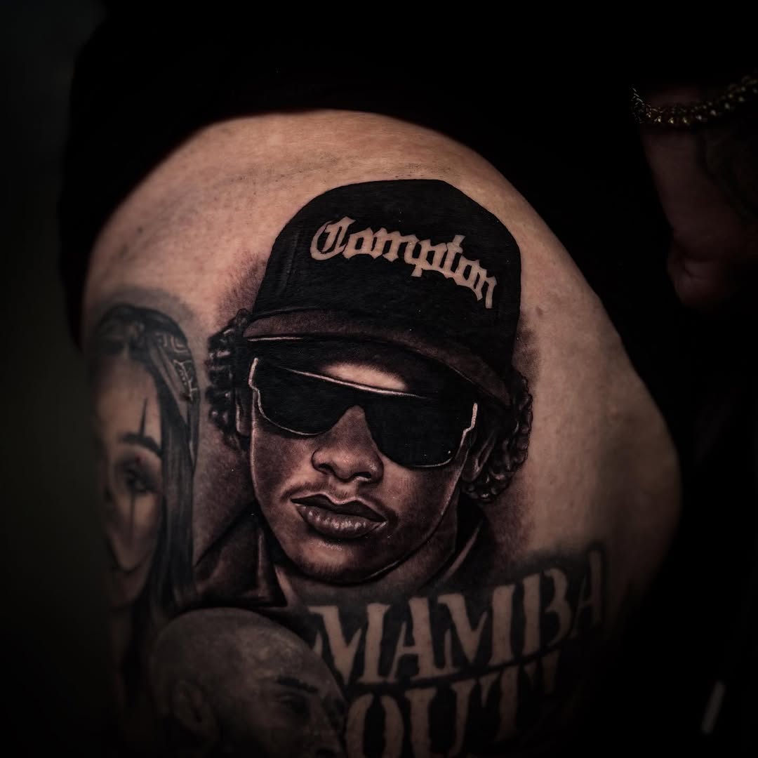 Tattoo by @alexusregina_ β realism, black_and_grey