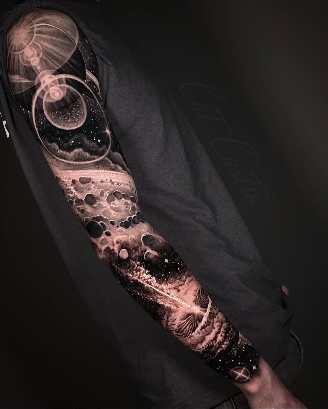 Tattoo by @catcastrotattoos — black_and_grey, realism