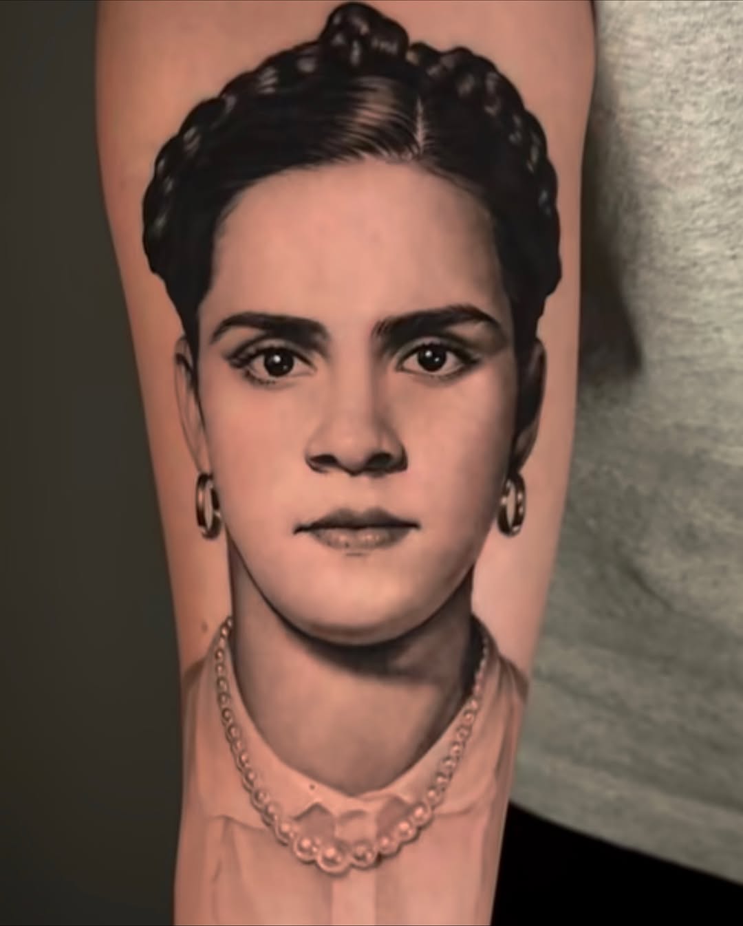 Tattoo by @catcastrotattoos — realism, black_and_grey