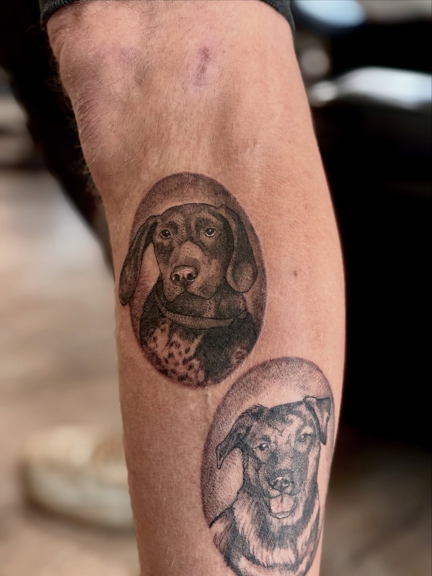 Tattoo by @sagerayink — black_and_grey, realism