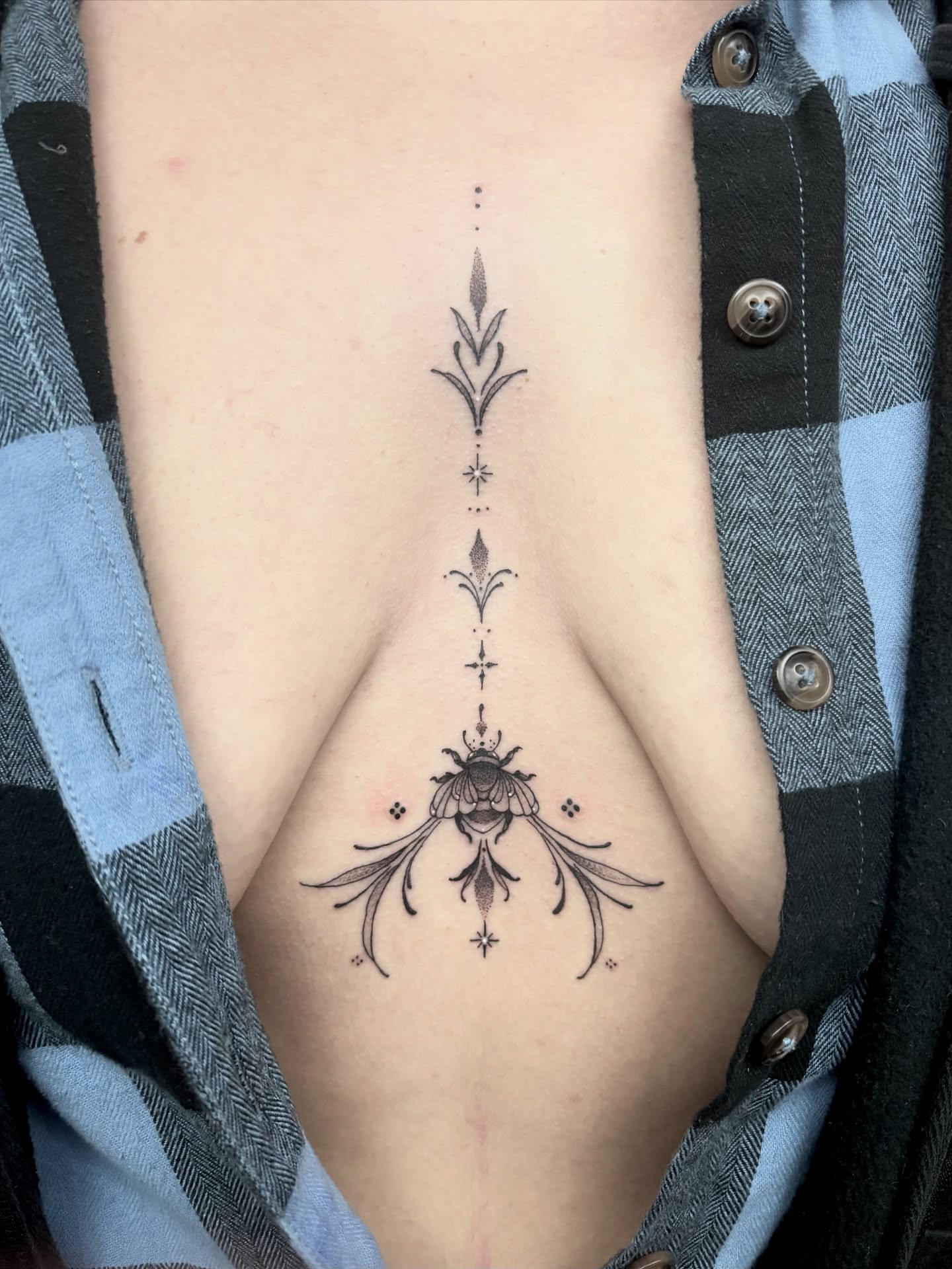 Tattoo by @letmechangemyusernamepleaseomg — geometric, ornamental