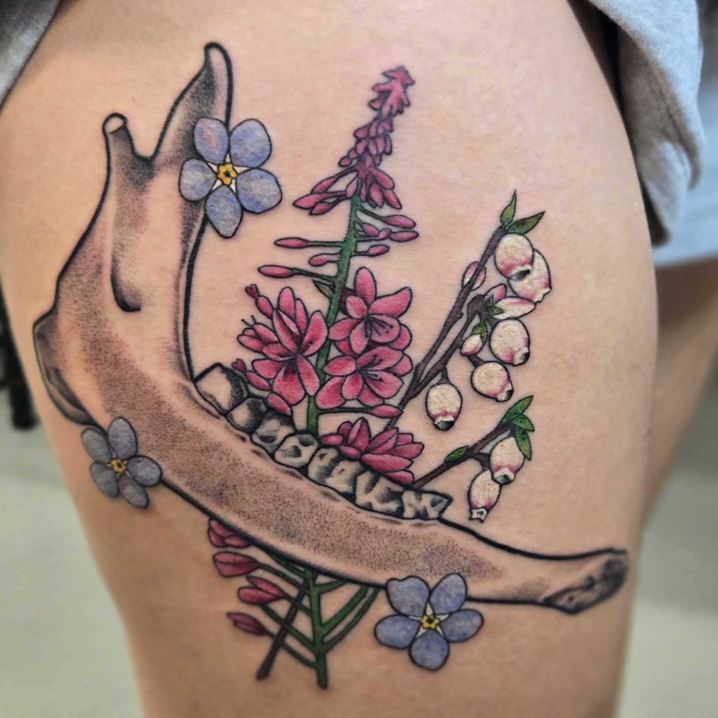 Tattoo by @myinklady — dotwork, realism