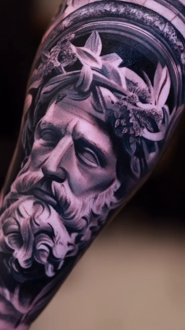 Tattoo work at Evergreen Tattoo Invitational 2026