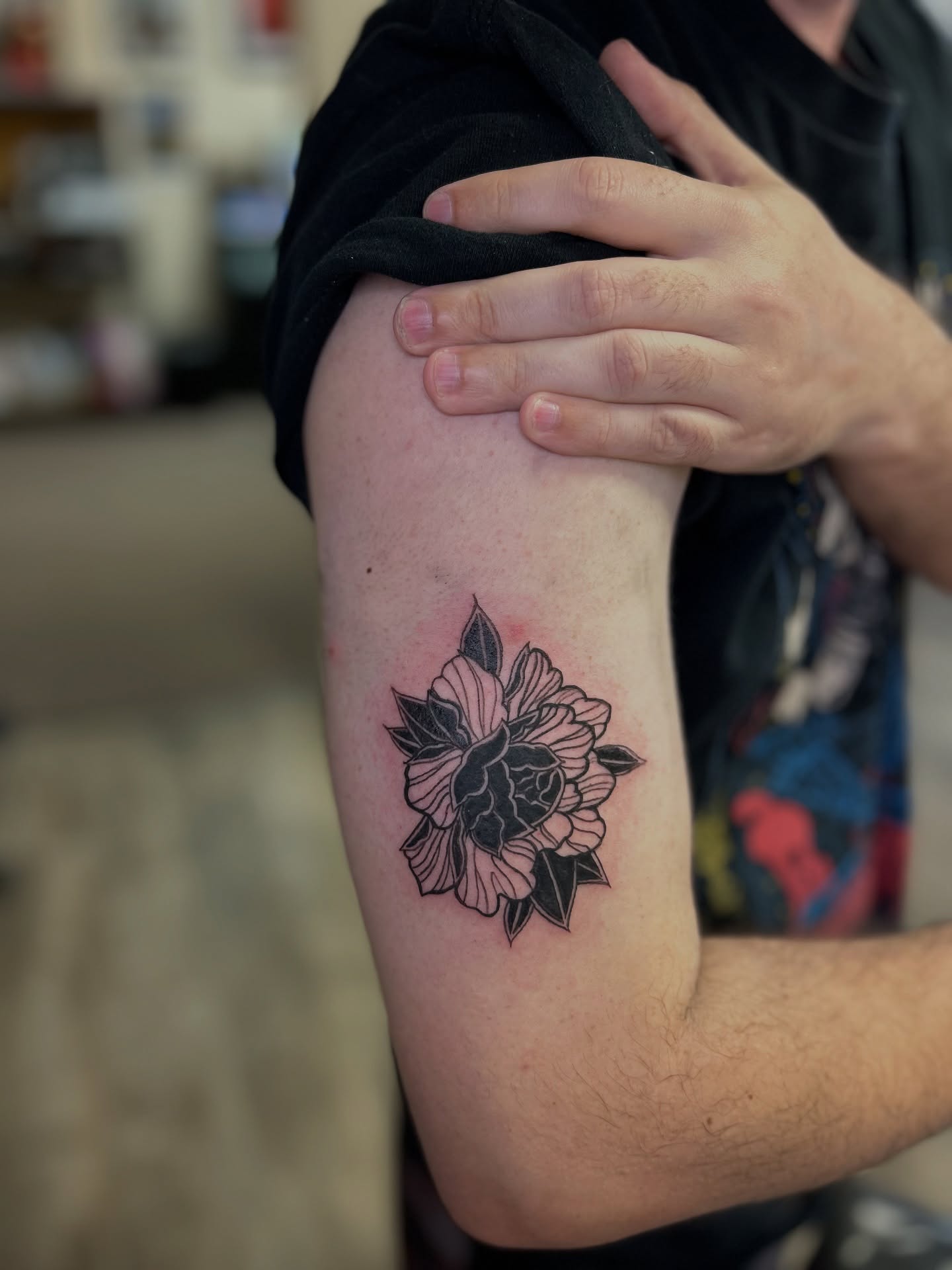 Tattoo by @hawkins.mirrandaa — black_and_grey
