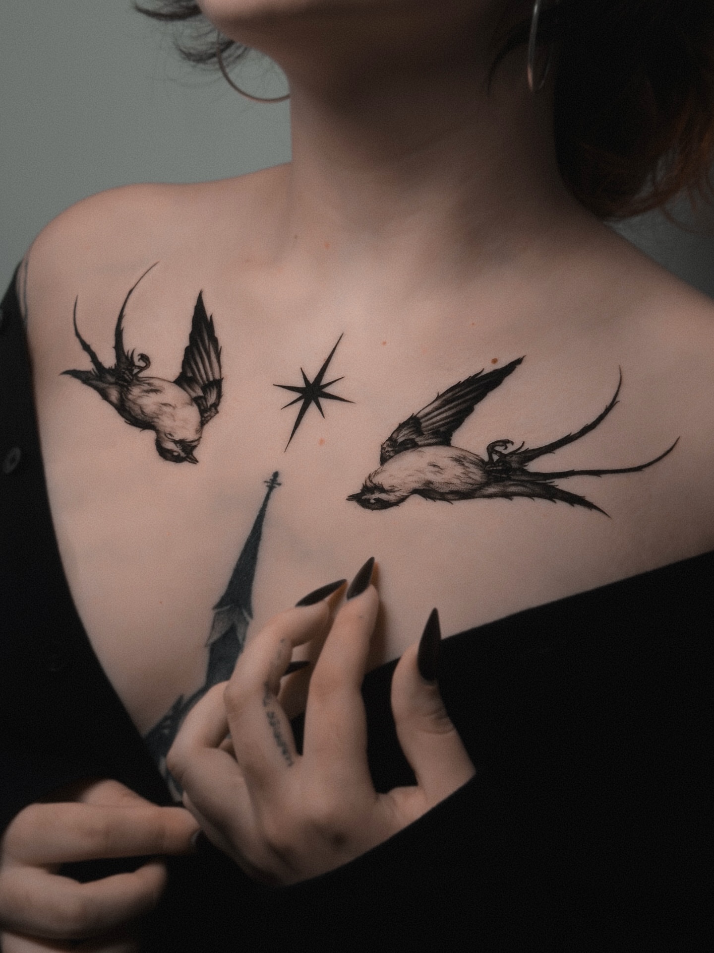 Tattoo by @henkotattooart — black_and_grey