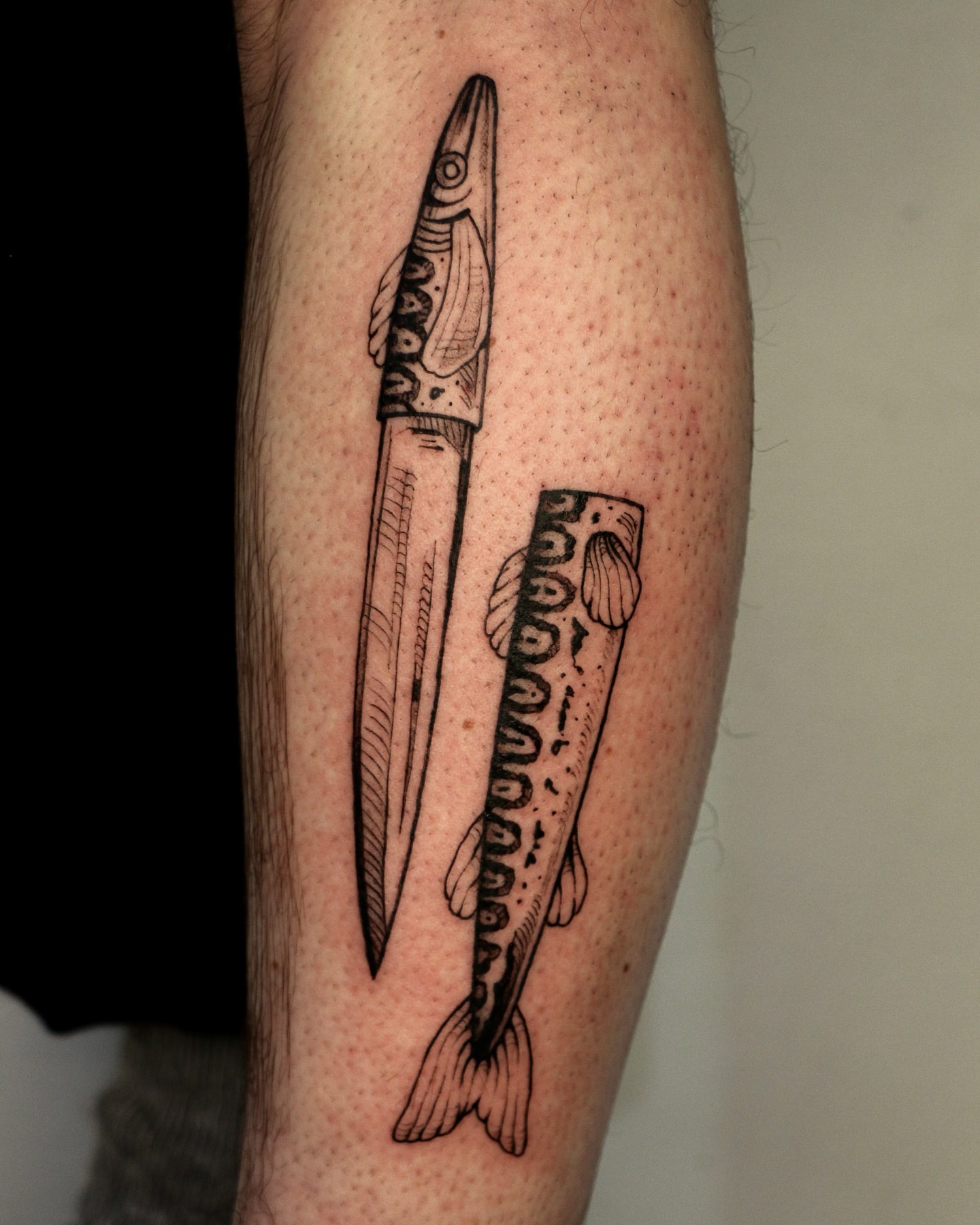 Tattoo by @baldpeaches — black_and_grey, realism