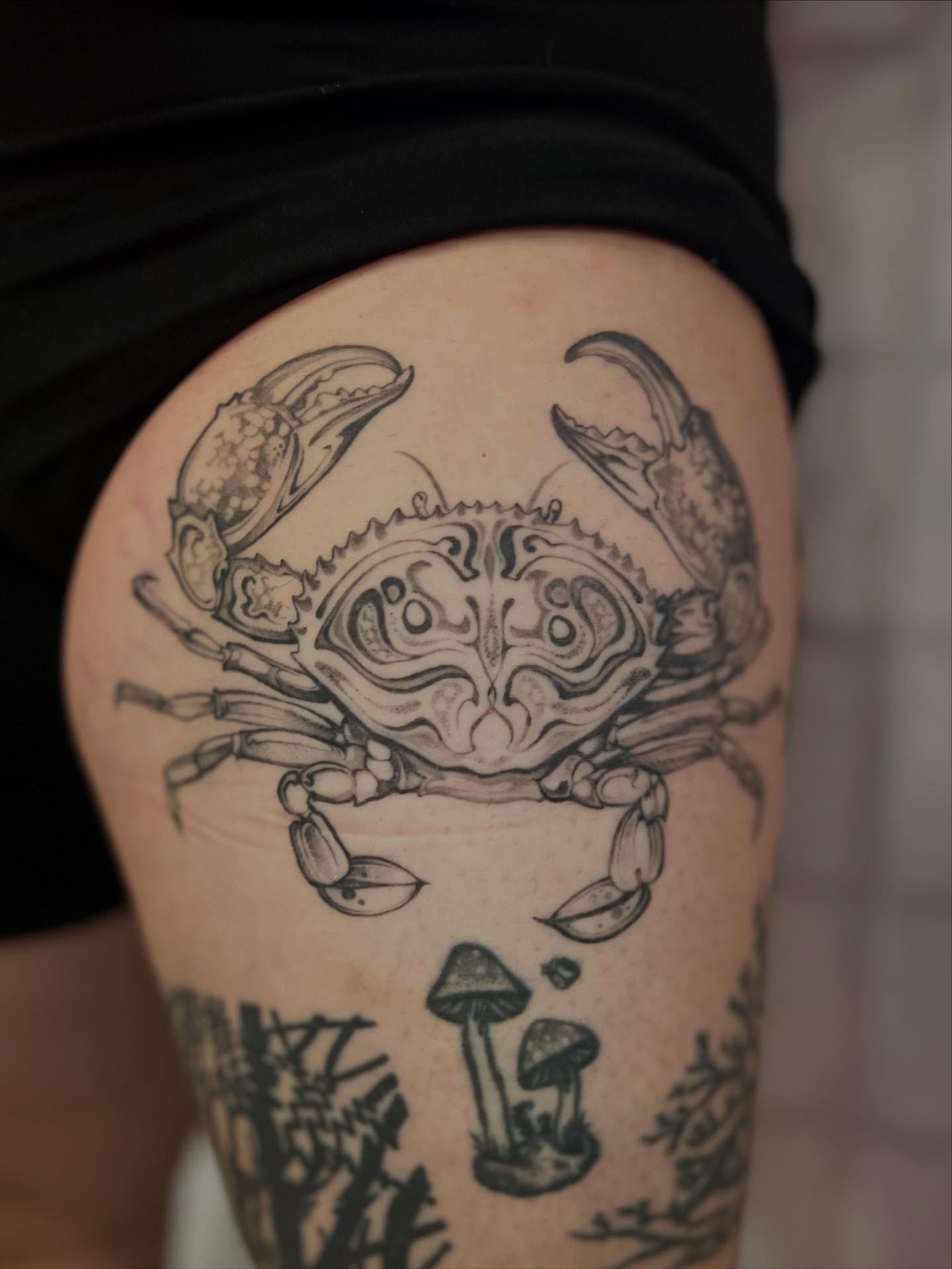 Tattoo by @zoeloutattoo — black_and_grey, realism