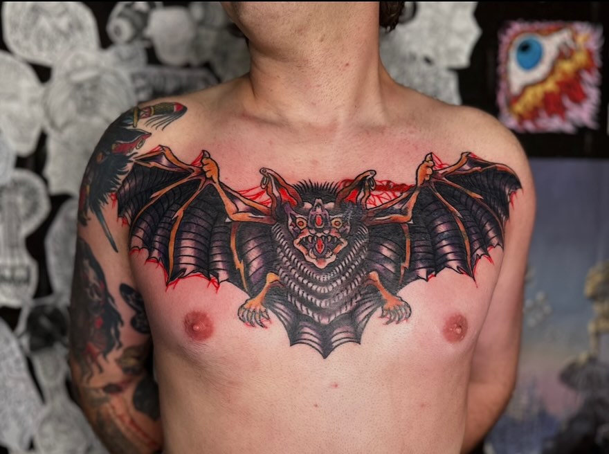 Tattoo by @wizardspire — american_traditional