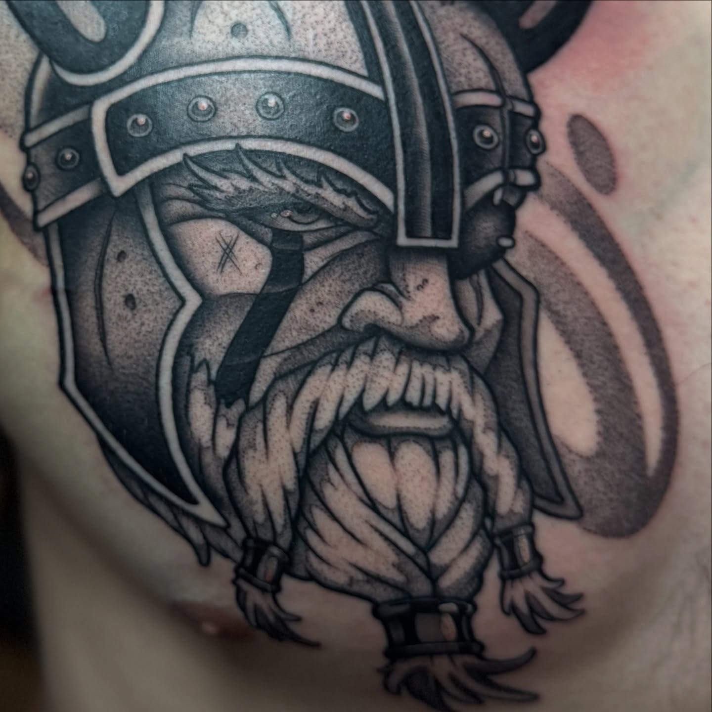 Tattoo by @casket_trash — black_and_grey, realism
