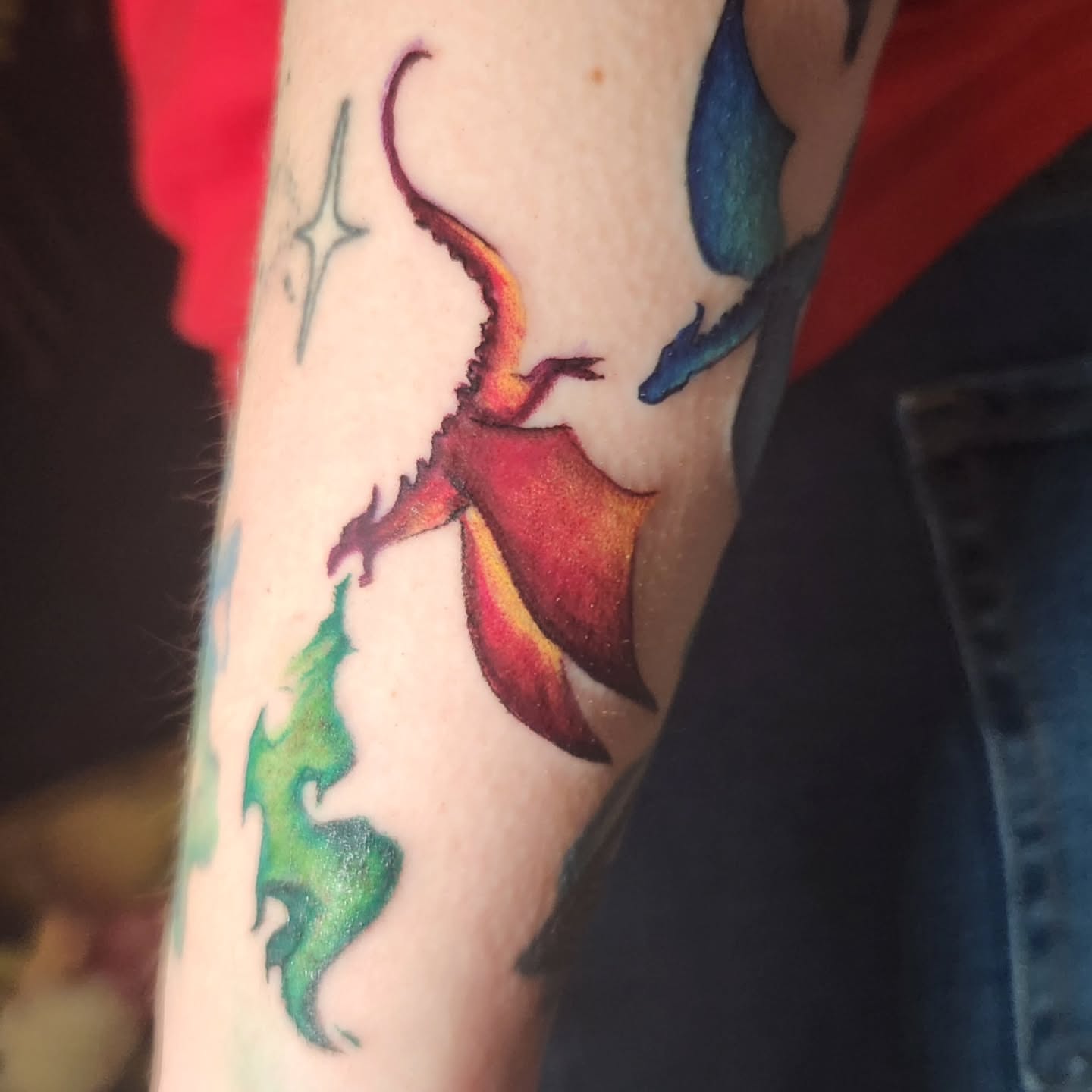 Tattoo by @sunnydtattoos — watercolor